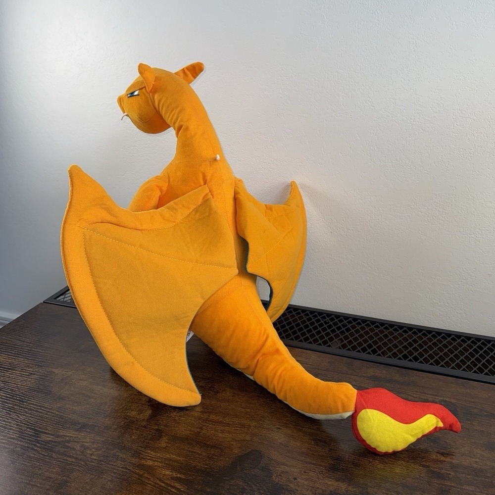 RARE Pokemon Large Giant Jumbo 32" Charizard Plush Stuffed Animal Toy Figure - Picture 2 of 11